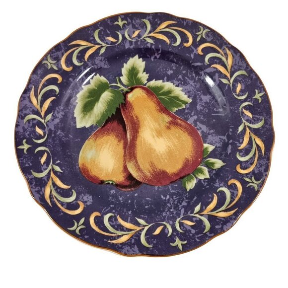 Noble Excellence Napa Valley HONEY and PLUM 8 5/8" Salad Luncheon Plates - Picture 3 of 16